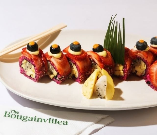 Strawberry and Pineapple Sushi